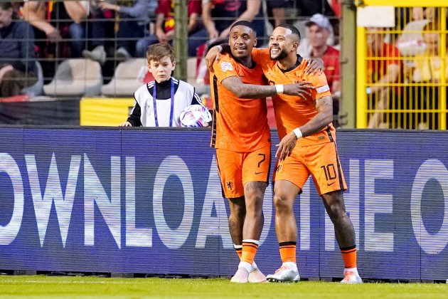 Memphis Depay Steven Bergwijn selecció Holanda Països Baixos / Foto: Europa Press