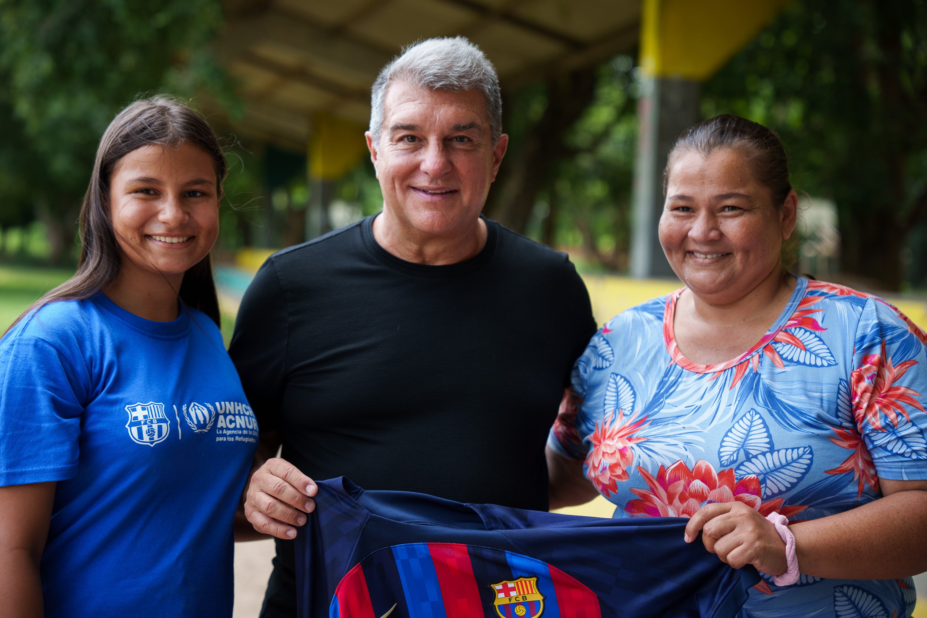 Joan Laporta treu pit des de Colòmbia: "Vagis on vagis t'identifiquen Messi amb el Barça"