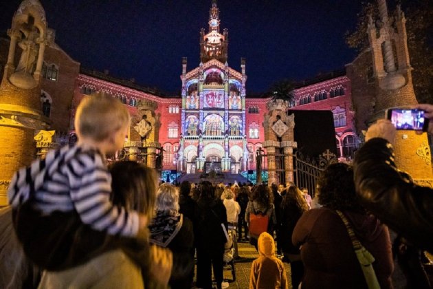 luces santo paz barcelona 2022 navidad