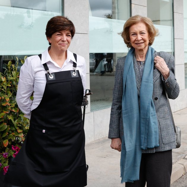 Reina Sofía en restaurante Los Claveles GTRES