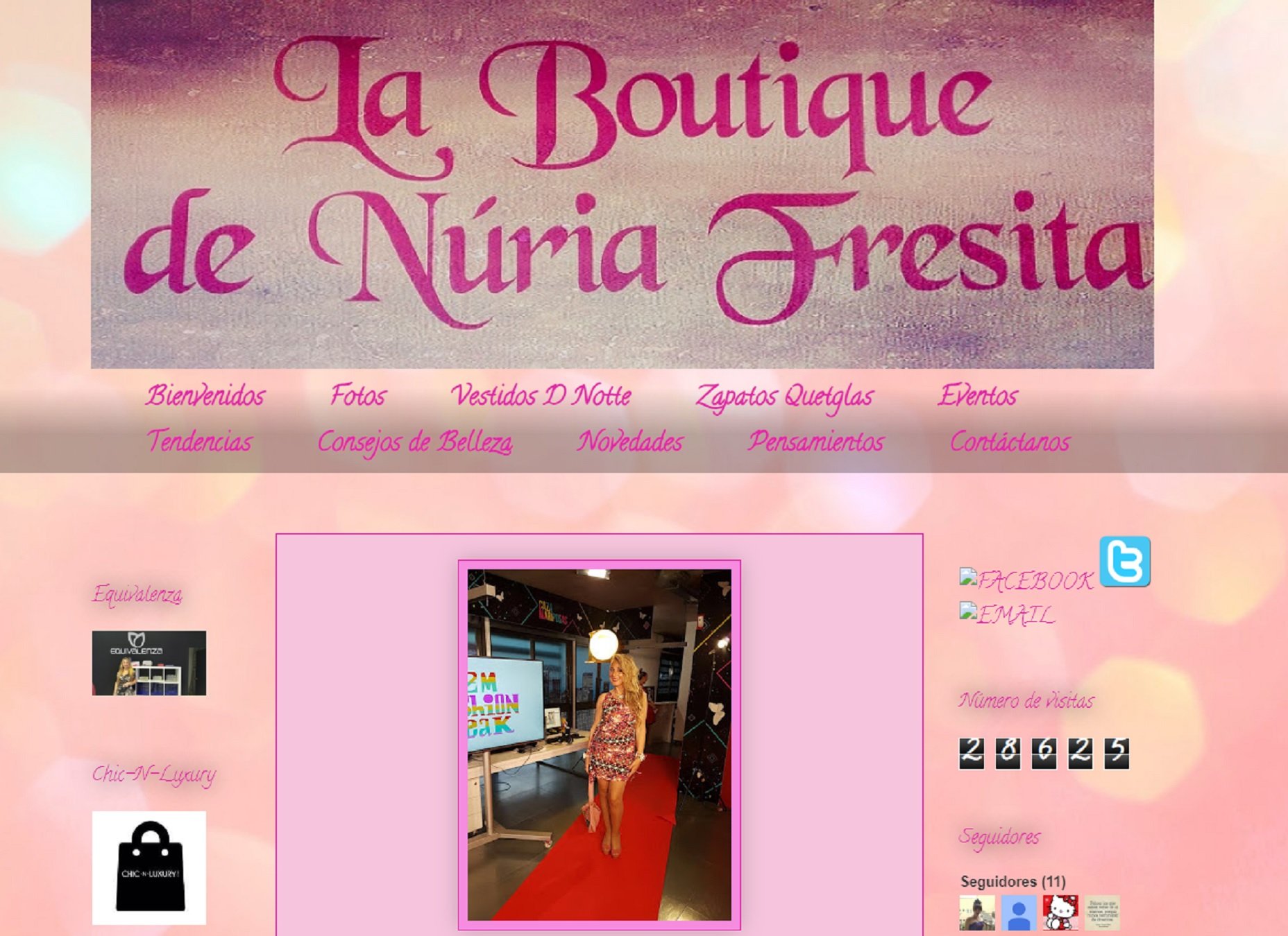 Página web Núria Fresita