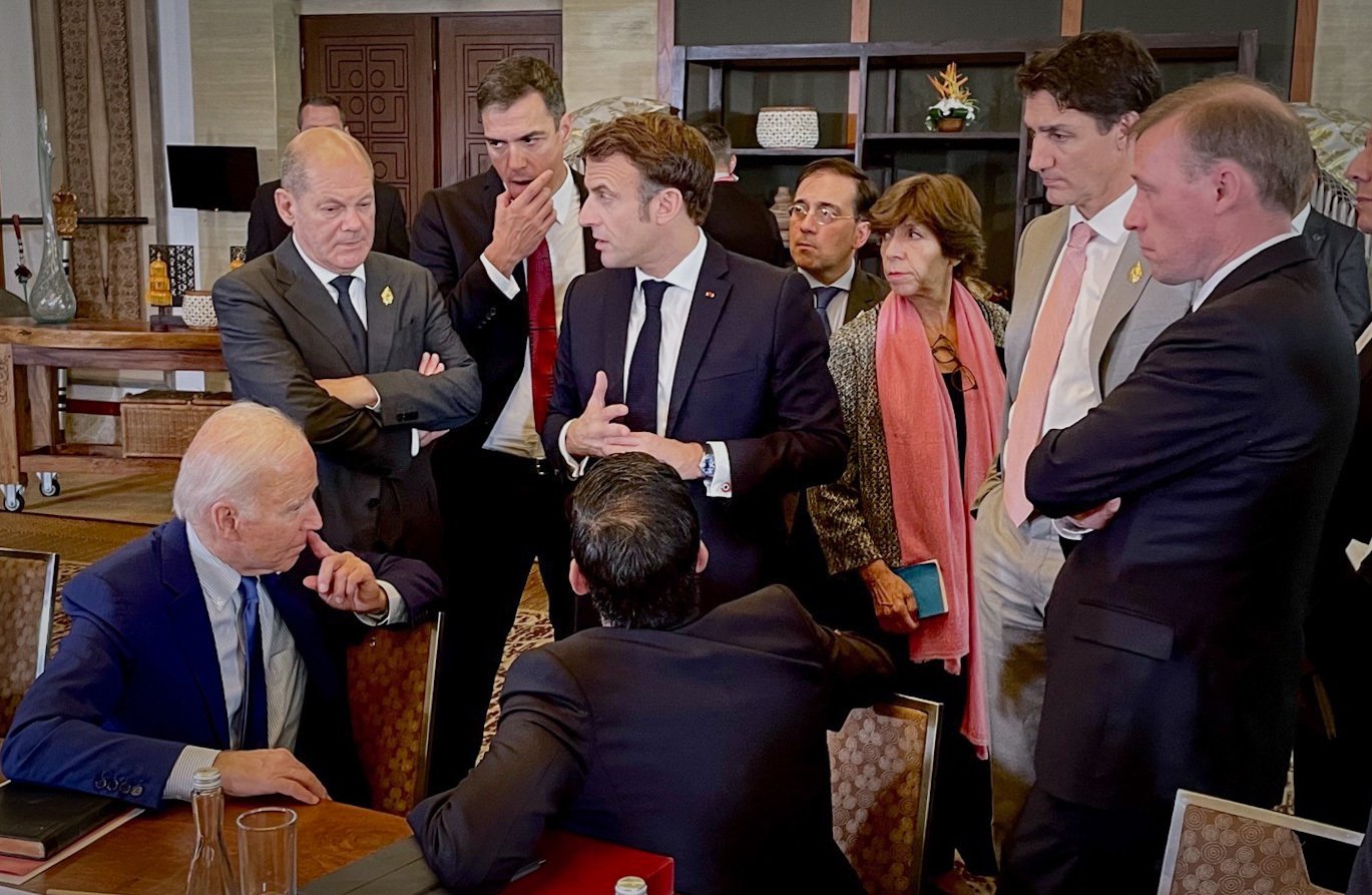 Pedro Sánchez, Biden, Macron, Scholz G-20 EuropaPress Pedro Sánchez, Biden, Macron, Scholz G-20 EuropaPress