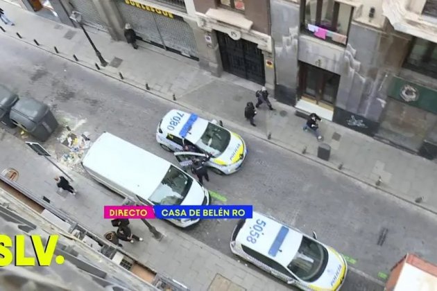 Policía en casa de Belén Rodríguez Telecinco