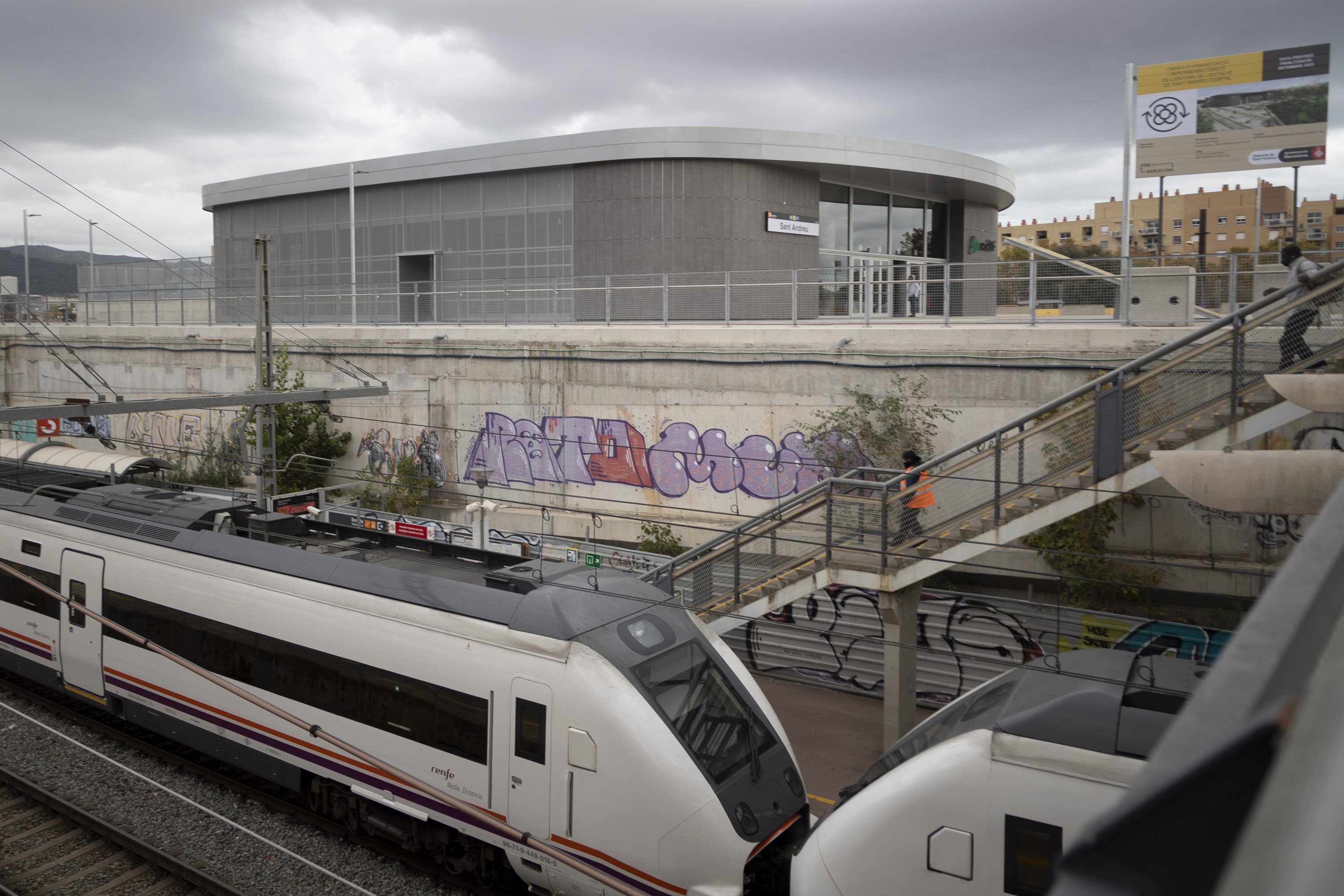 Deu preguntes (amb resposta) sobre la nova estació de tren de Sant Andreu