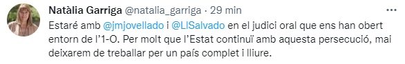 TUIT Natàlia Garriga TSJC 1 O TUIT Natàlia Garriga TSJC 1 O