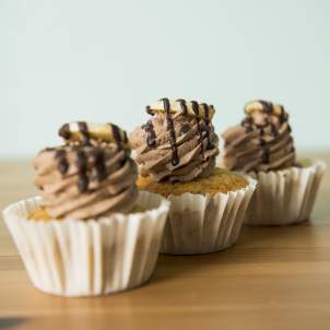 Cupcakes de Plàtan i Xocolata -Pastissos Cupcakes de Plàtan i Xocolata -Pastissos