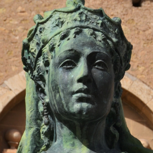 Representació escultòrica de Maria de Luna. Font Ministeri de Cultura