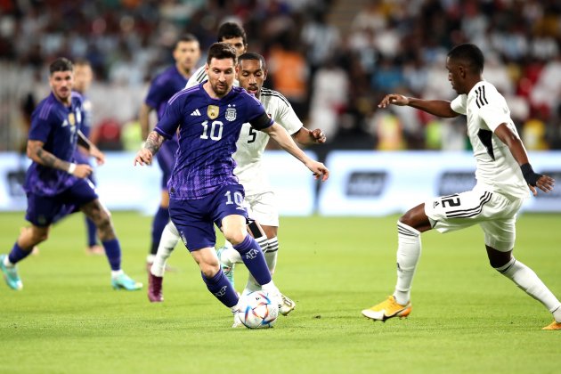 Messi Argentina vs UAE / Foto: EFE