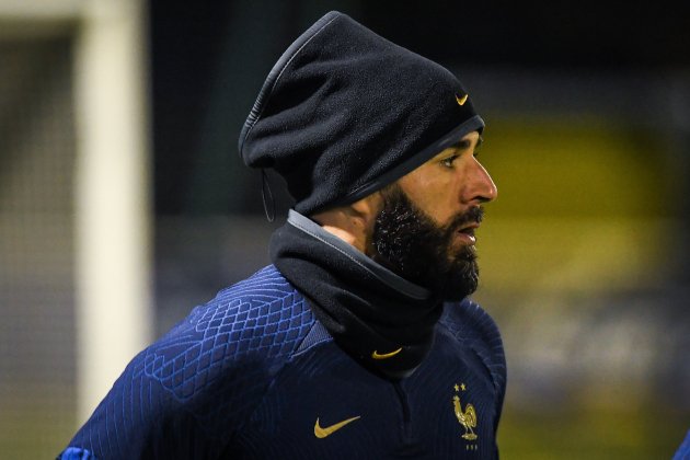 Karim Benzema entrenamiento Francia / Foto: Europa Press