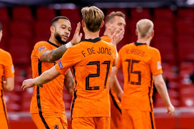 De Jong Memphis Depay Països Baixos / Foto: Europa Press