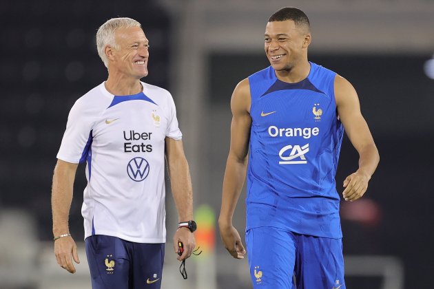 Mbappé Francia entreno / Foto: EFE Mbappé Francia entreno / Foto: EFE