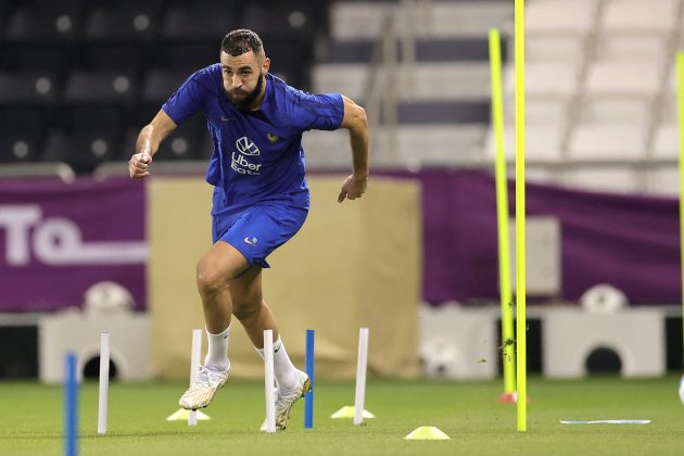 Benzema Francia entrenament / Foto: EFE