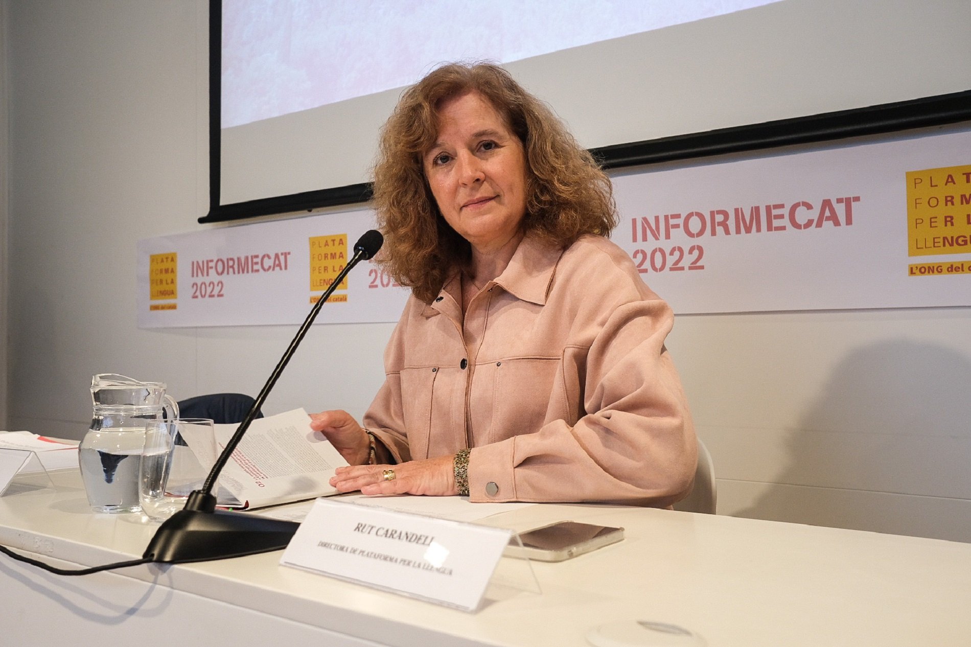 directora de plataforma per la llengua Rut Carandell / Carlos Baglietto directora de plataforma per la llengua Rut Carandell / Carlos Baglietto