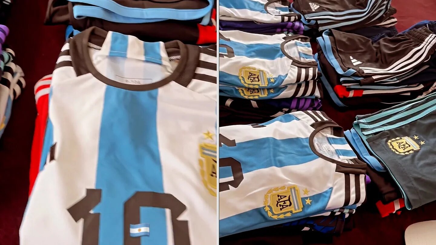 equipaciones niños messi