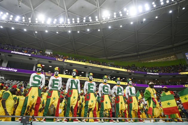 Aficionados de la seleci&oacute; del Senegal durante el partido contra los Pa&iacute;sos Baixo / Foto: Europa Press