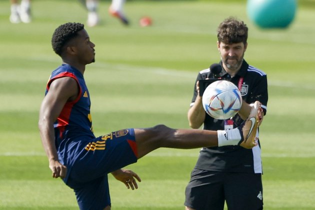 Ansu Fati selección española España la Roja / Foto: EFE Ansu Fati selección española España la Roja / Foto: EFE
