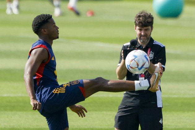 Ansu Fati selección española España la Roja / Foto: EFE