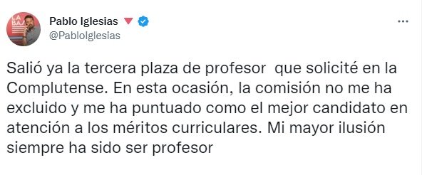 TUIT Pablo Iglesias Complutense TUIT Pablo Iglesias Complutense