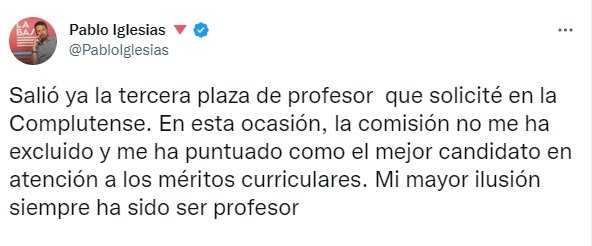 TUIT Pablo Iglesias Complutense