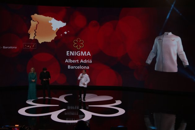 Gala Guía Michelin 2023, estrella restaurando Enigma de Albert Adria / ACN Gala Guía Michelin 2023, estrella restaurando Enigma de Albert Adria / ACN