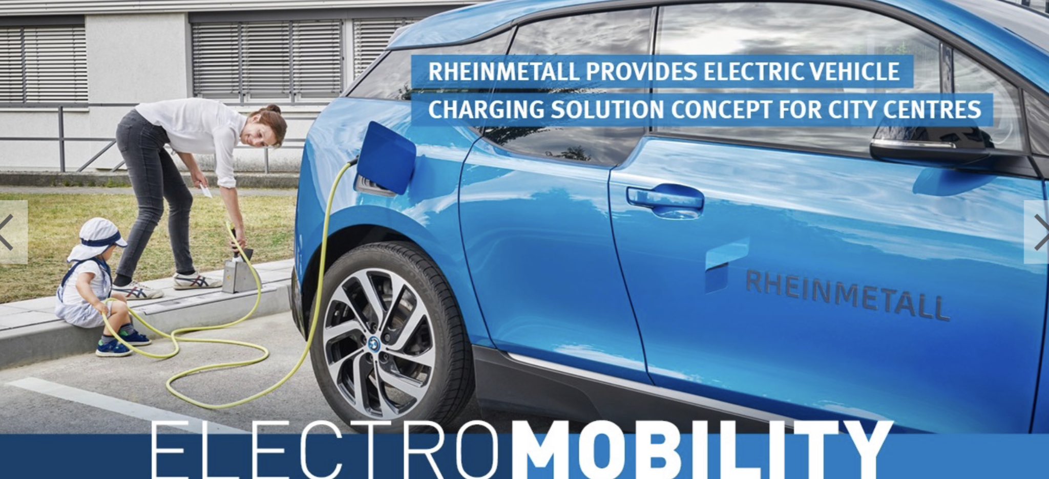 La alemana Rheinmetall propone cargadores en las aceras