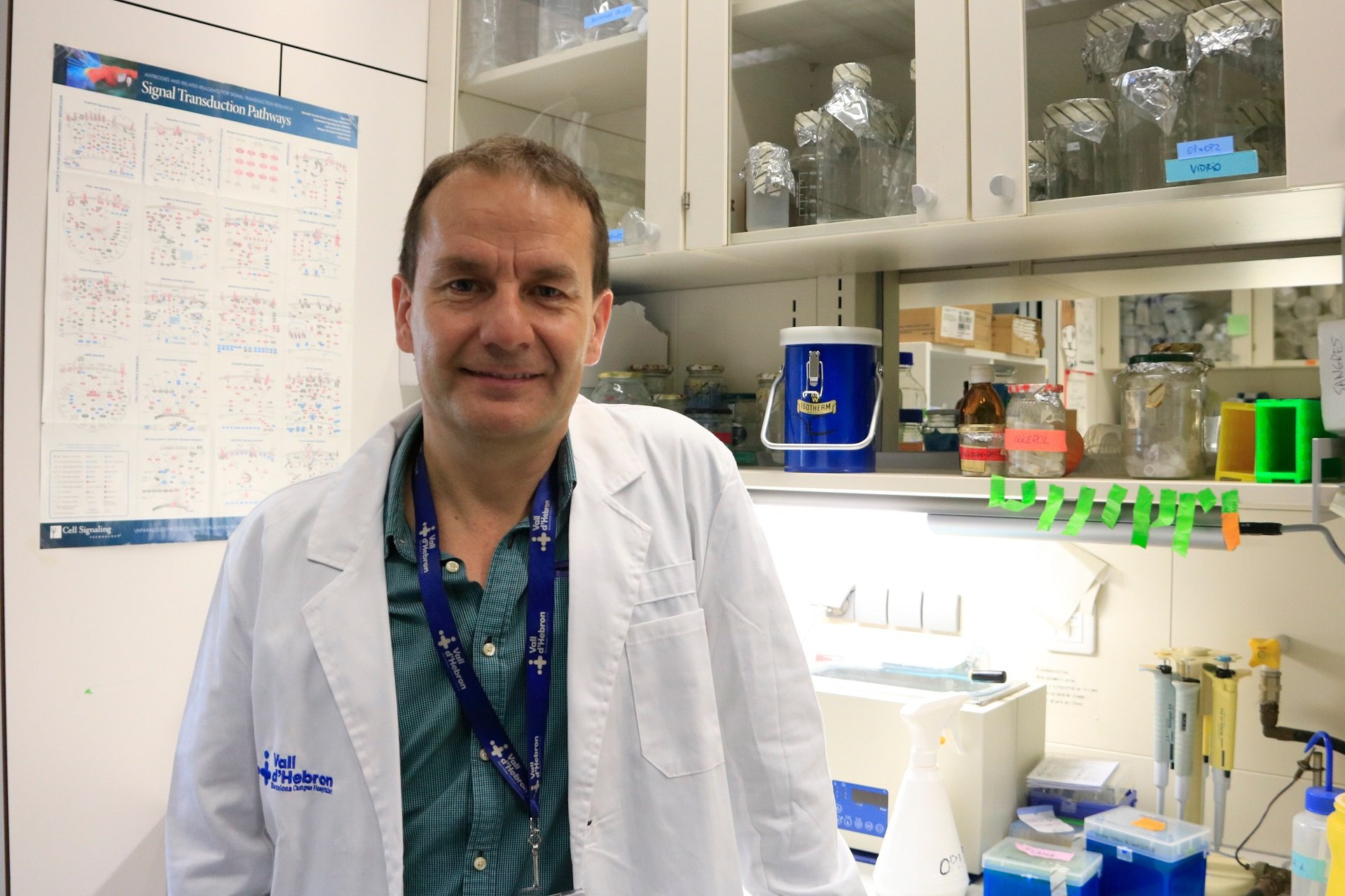 El doctor Josep Roma investigador principal del Laboratorio de Sarcomas en el Grupo de Cáncer de la Infancia y la Adolescencia del VHIR / ACN