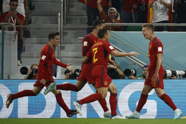 Dani Olmo Azpilicueta Gavi selección española Mundial Qatar / Foto: EFE Dani Olmo Azpilicueta Gavi selección española Mundial Qatar / Foto: EFE