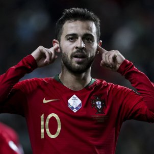 Bernardo Silva celebra gol Portugal / Foto: Europa Press