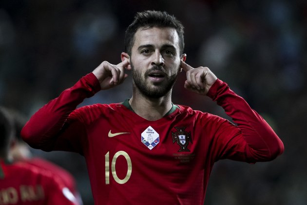 Bernardo Silva celebra gol Portugal / Foto: Europa Press