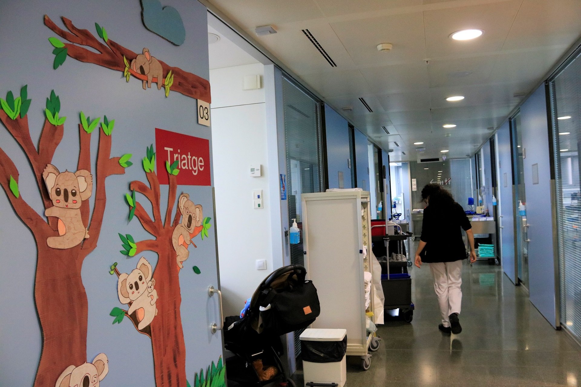 El Hospital de Sant Pau amplía camas para hacer frente a la ola de bronquiolitis en niños