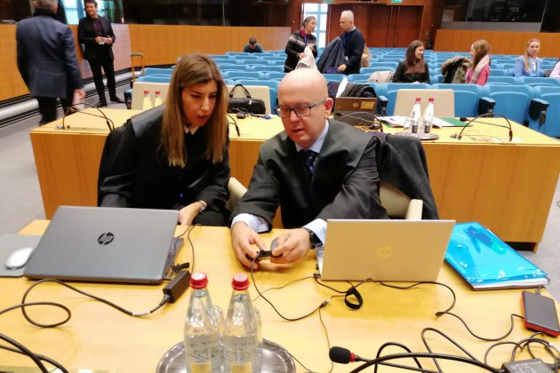 Tribunal General de la Unió Europea. Gonzalo Boye. Vista sobre la immunitat de Puigdemont i Comín Boye  / Foto: Mayte Piulachs