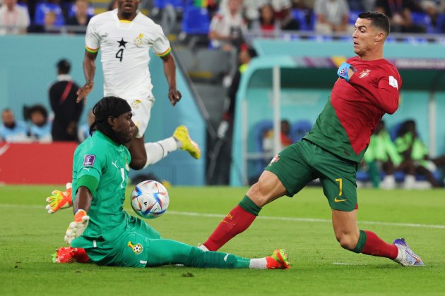 Cristiano Ronaldo ocasión clara Portugal Ghana / Foto: EFE