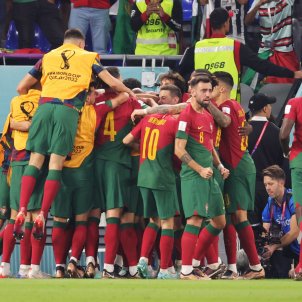 Celebracion gol Portugal Ghana / Foto: EFE