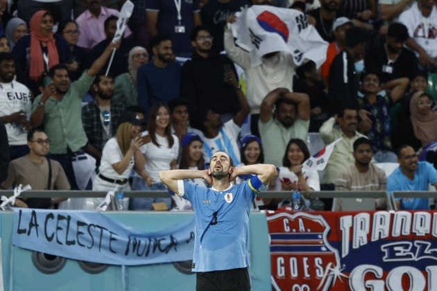 Diego Godín Uruguay mirada cielo / Foto: EFE