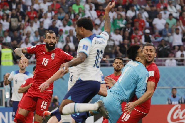 Inglaterra vs Irán Grupo B Mundial Qatar 2022 vez|golpe portero