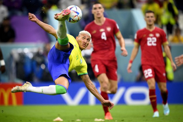 Brasil vs Sèrbia Grup G Mundial Qatar 2022 Gol Richarlison / Foto: Efe