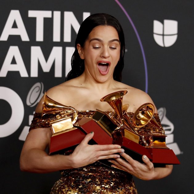 Rosalia Latin Grammy, mejor album año Motomami / Foto: Caroline Brehman/Efe