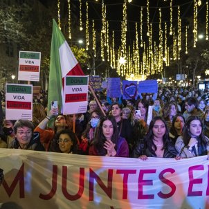 Les feministes tornen als carrers de Barcelona pel 25-N: "Que la justícia no dubti de les dones"