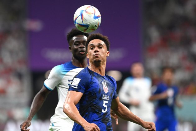 Bukayo Saka Antonee Robinson Inglaterra Estados Unidos / Foto: EFE Bukayo Saka Antonee Robinson Inglaterra Estados Unidos / Foto: EFE