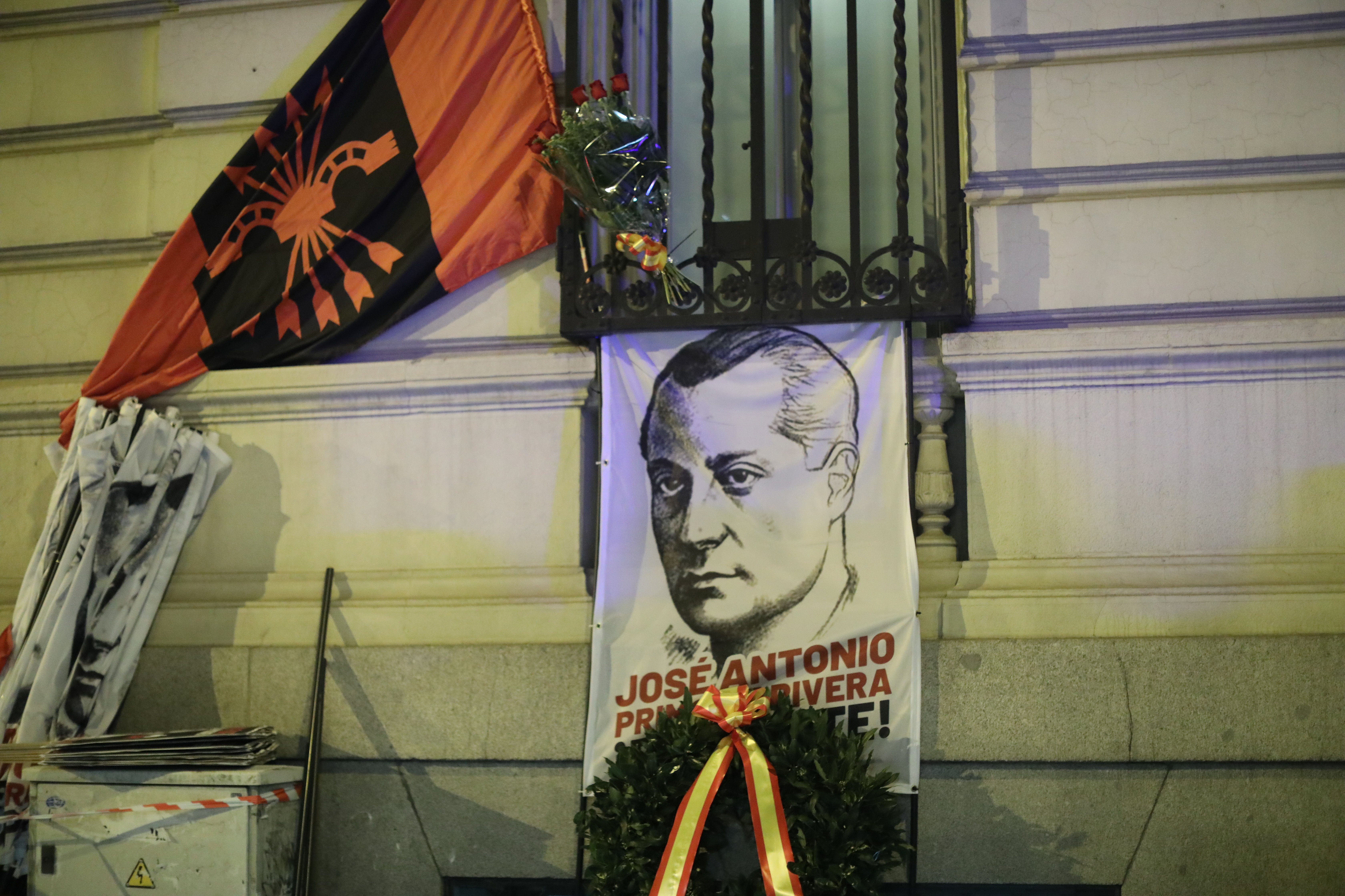 Manifestacio Falange aniversari mort Primo de Rivera / Europa Press