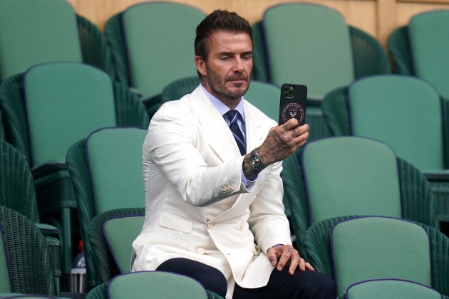 David Beckham Inter Miami tennis Wimbledon / Foto: Europa Press - Adam Davy
