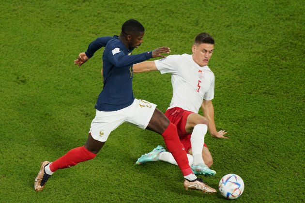 Dembéle en el Francia vs Dinamarca / Foto: Europa Press