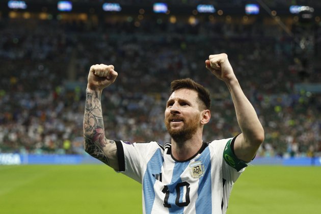 Celebración Messi EFE