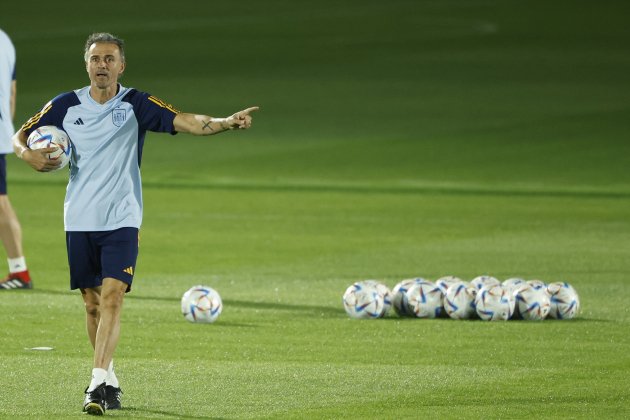 Luis Enrique Martínez entrenament la Roja selecció espanyola Espanya / Foto: EFE