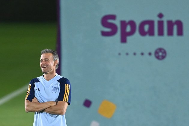 Luis Enrique Martínez entrenamiento la Roja selección española España / Foto: EFE