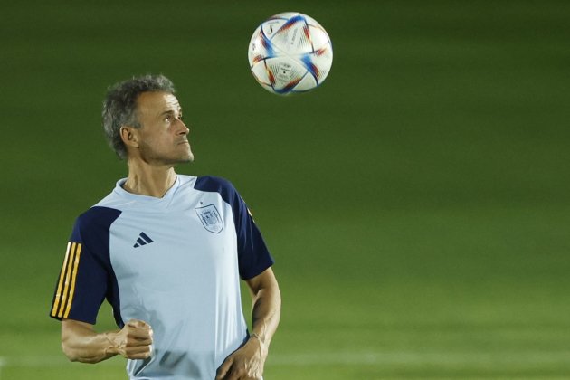 Luis Enrique Martínez entrenamiento la Roja selección española España / Foto: EFE