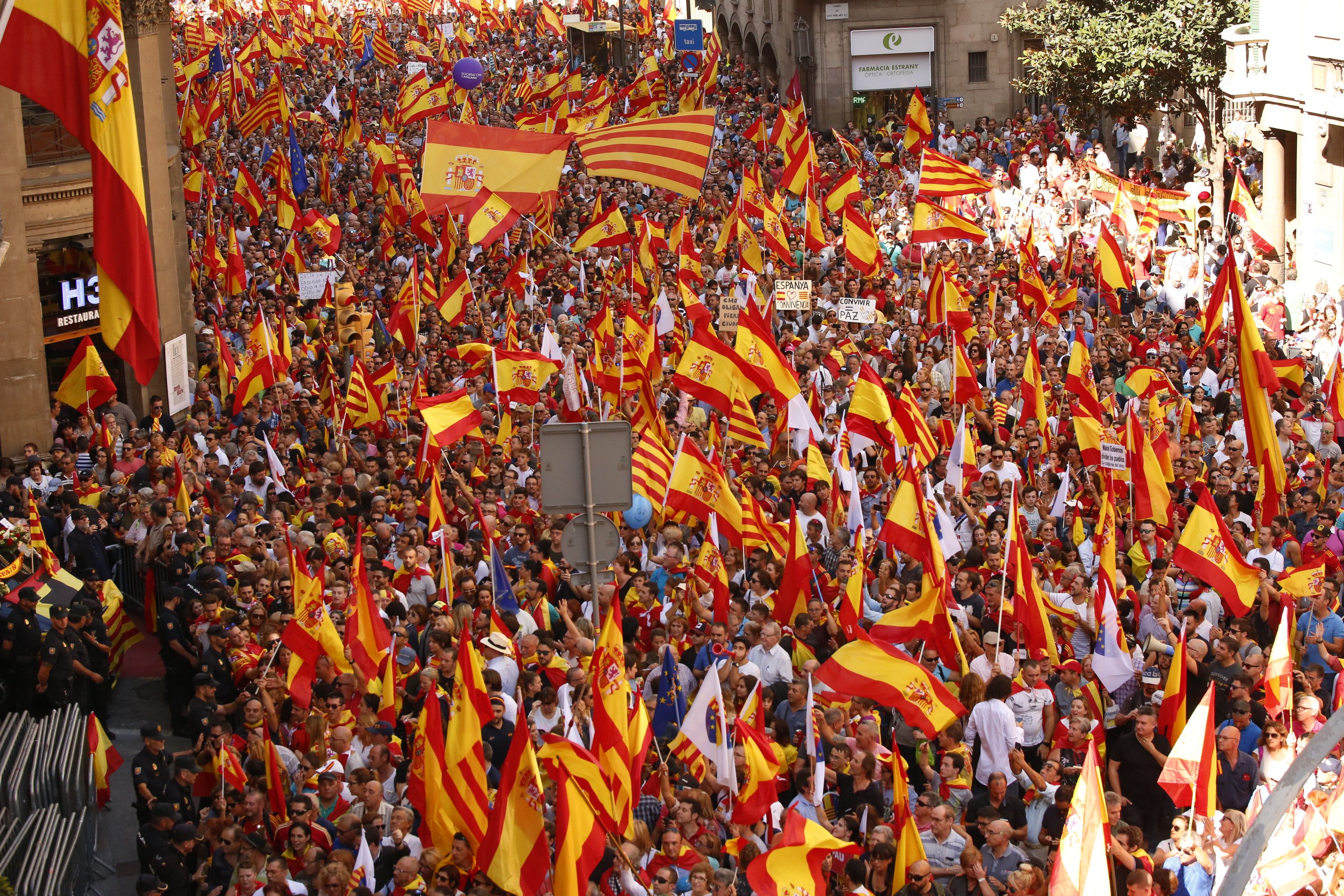 Manifestacio Barcelona Societat Civil Catalana 2017 / Sergi Alcàzar