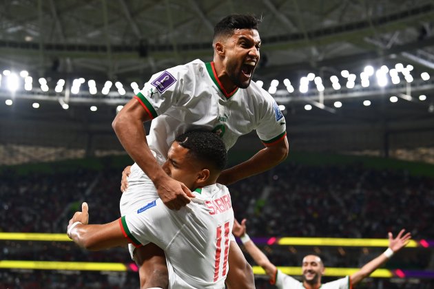 gol Marruecos Abdelhamid Sabiri Mundial contra Bélgica / Foto: EFE - Georgi Licovski