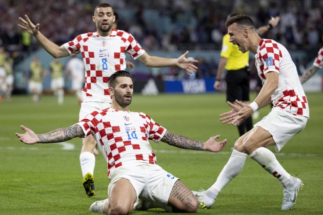 Livaja gol Croacia Canadá / Foto: EFE - Ali Haider