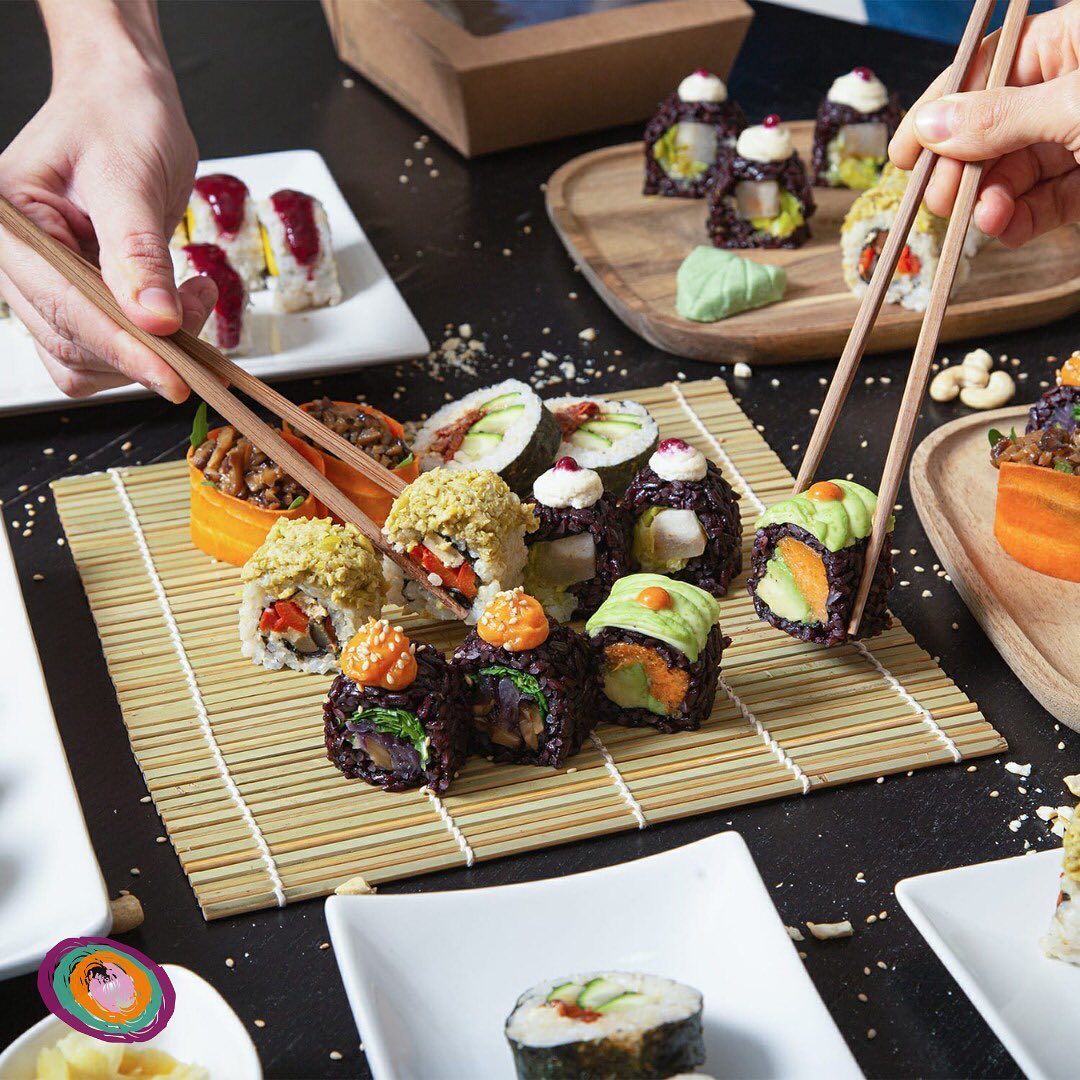Sushi variat de Veganashi / Foto: Instagram